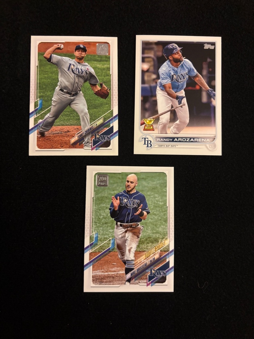 Topps Tampa Bay Rays Cards - Blue/White/Gray Accents